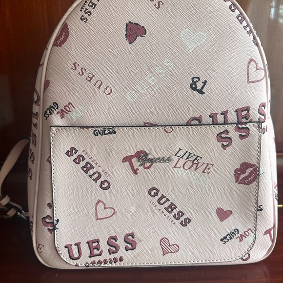 Guess Pink Love Mini Backpack - Picture 2 of 5
